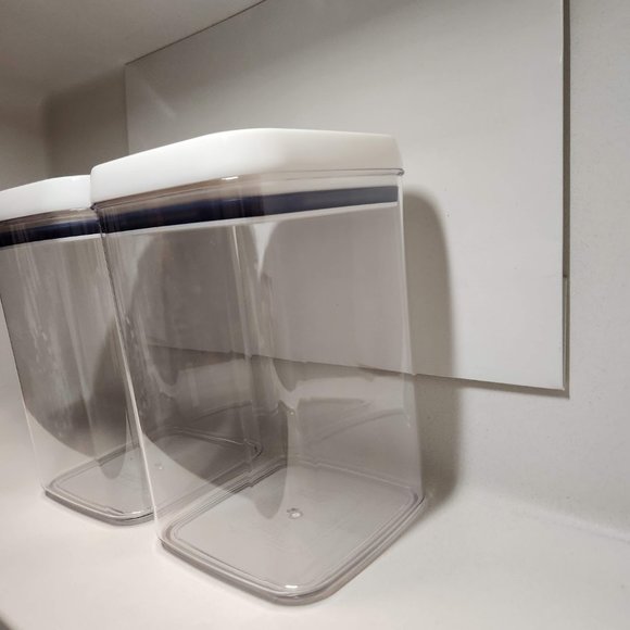 NEW Set of 2 Pantry Kitchen Food Storage with Lids Canister Storage Organizer - Picture 8 of 11